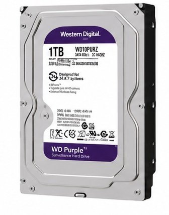 WD Purple 1TB SATA Surveillance Hard Drive