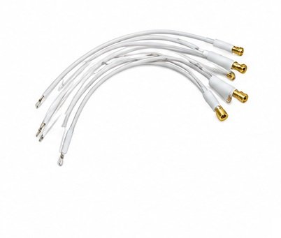 DC Connector with White Copper Cable
